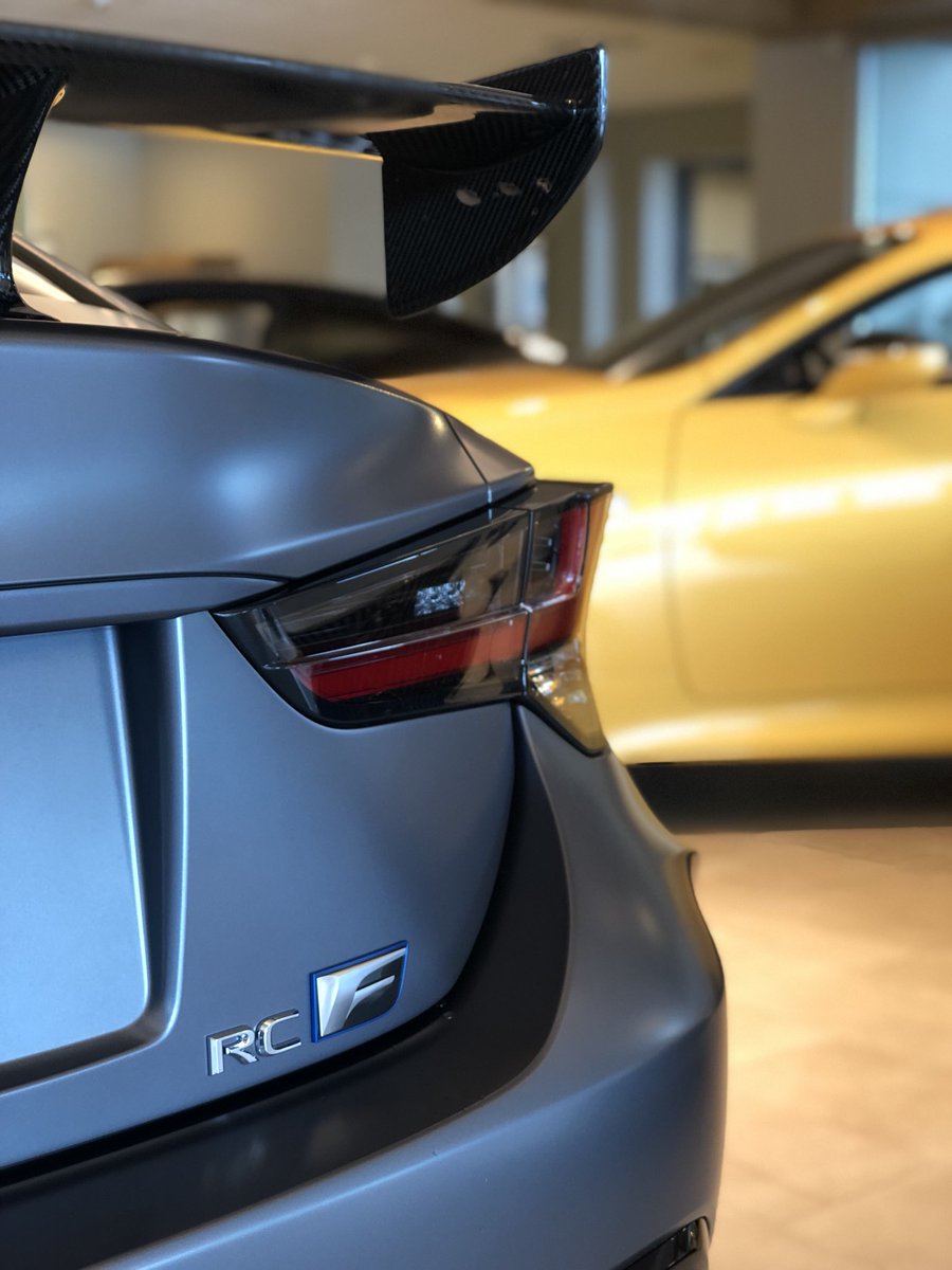 austinparkey11's tweet photo. RC F Track Edition just landed🔥🔥🔥 1 of 50 in the US!! @Lexus https://t.co/r4cxBVx5RH