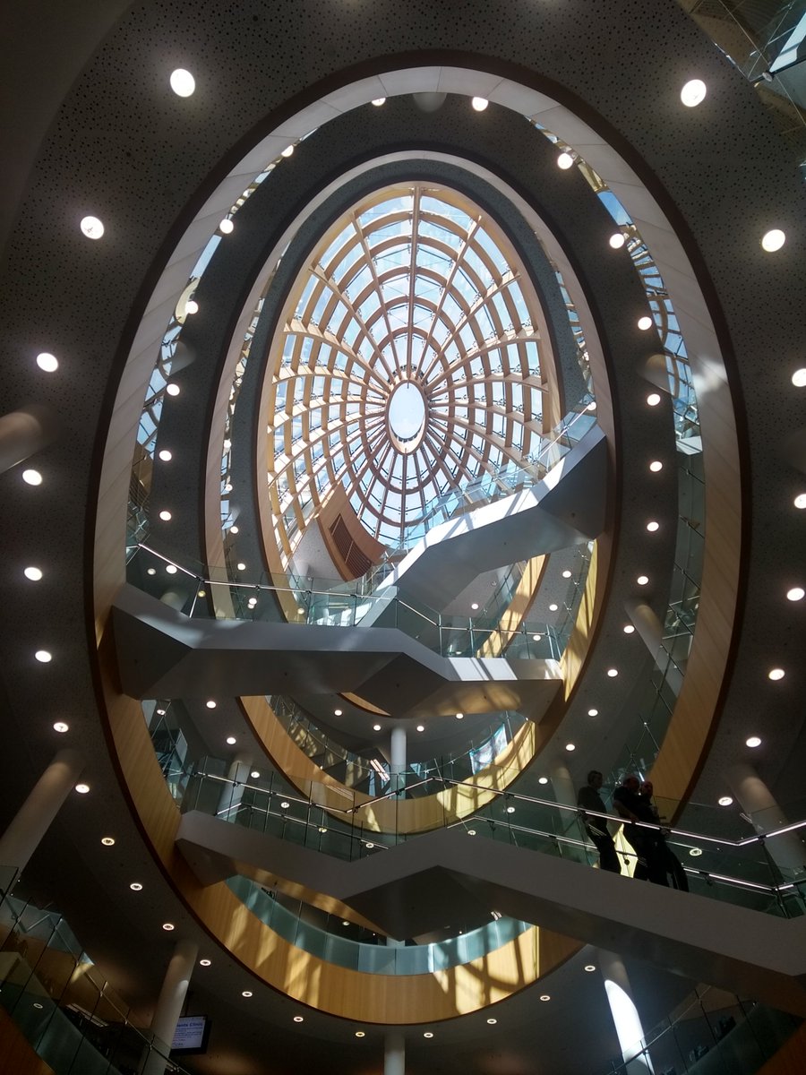 Scarfie1's tweet photo. This is #Liverpool Library  @LpoolLibrary I'd say not your average building! I was gobsmacked today when I went inside. Love the modern interior and then blown away by the older parts #PictonLibrary #HornbyRoom #OakRoom just wow what a treasure!! https://t.co/Or8zRfIaf4
