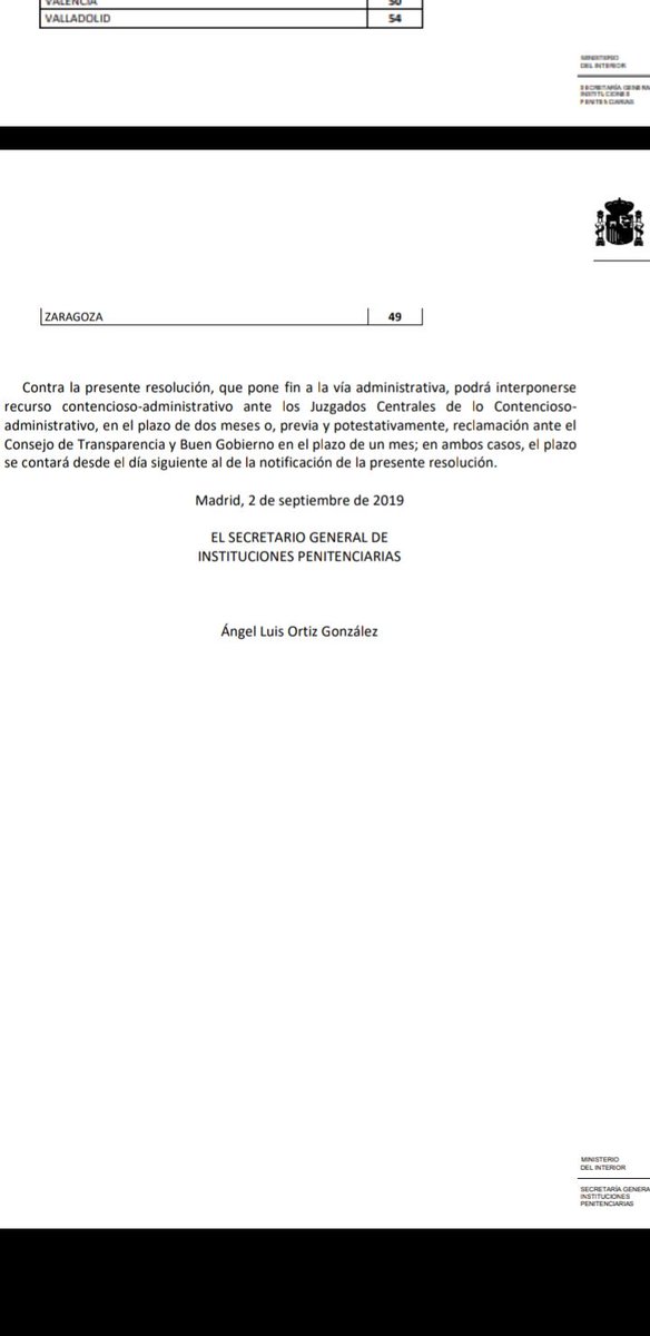 astroman78's tweet photo. Medias de edad en #sosprisiones a 2 de septiembre de 2019 según portal de transparencia. Asturias, Bilbao, CIS Granada, Orense y Valladolid, 54. CIS Coruña, Dueñas, Alcalá H y Melilla, 53. INSOSTENIBLE es fundamental una #OEPExtraordinaria YA basta deteriorar un servicio público https://t.co/Su28OgAxUV