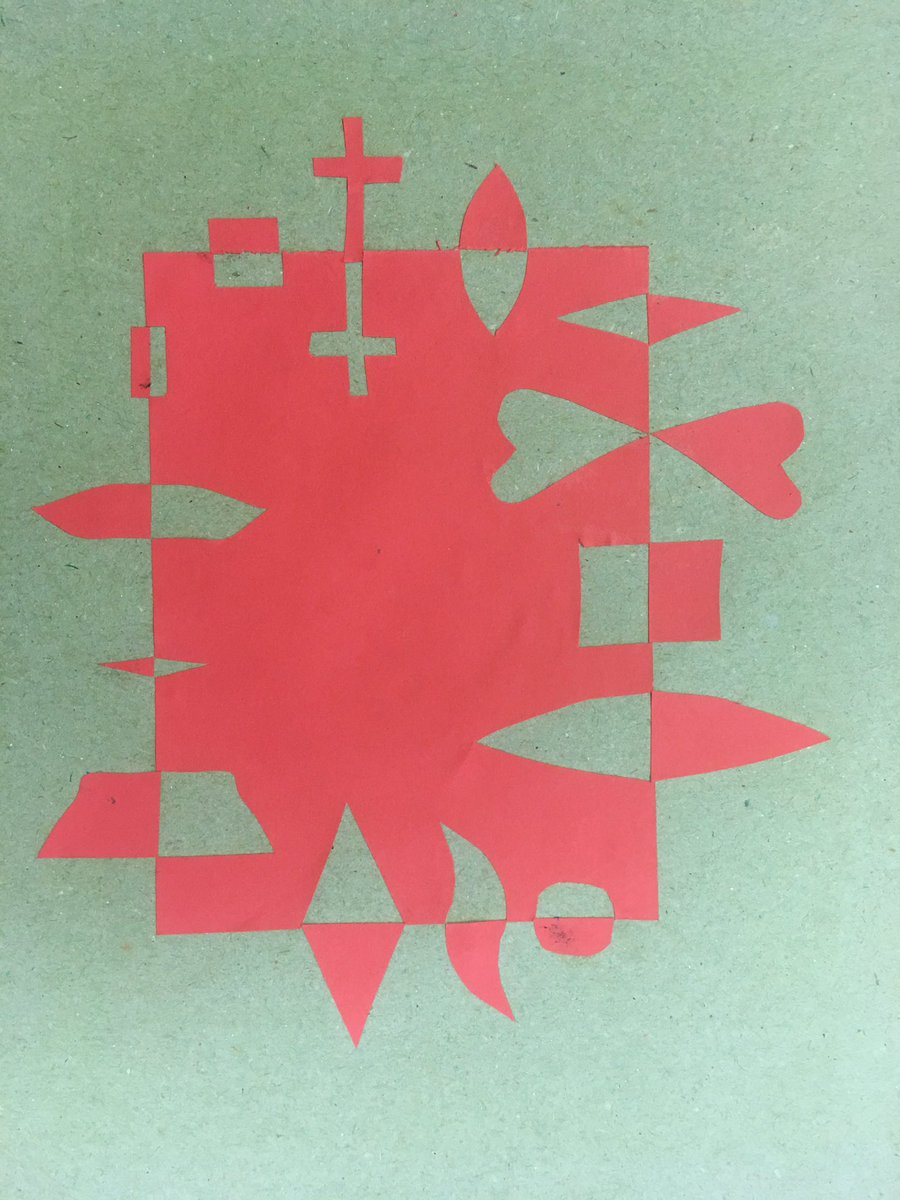 MissMcAllister7's tweet image. Exploring positive and negative shapes with S1 #shapeandform #visualelements @LoudounArtDept @LoudounAcademy1 @EacEducation
