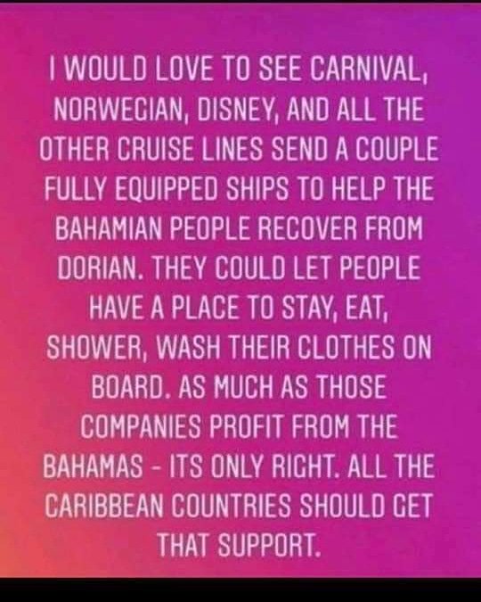 bfedrick64's tweet photo. Great idea #norwegiancruiseline #carnivalcruise #disneycruise https://t.co/Ec2118iMyj