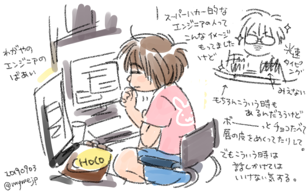 プログラミングするとき(?)のイメージがそもそも違った。 