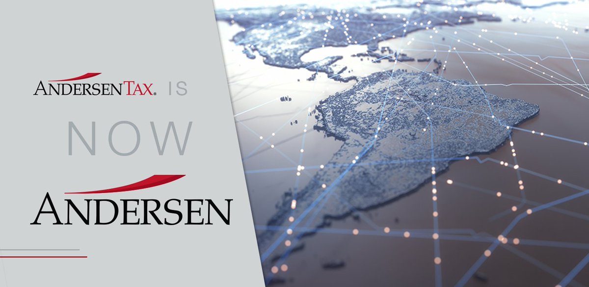 Hearkening the legacy and values of the Andersen name, Andersen Tax, one of the nation’s largest independent tax firms, will now operate under the brand “Andersen.” More, here: ow.ly/nqyU50vV3g5