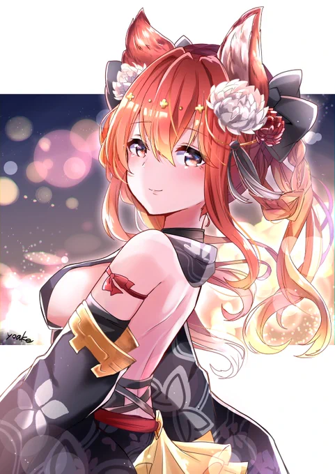 浴衣アンスリア… #グラブル 