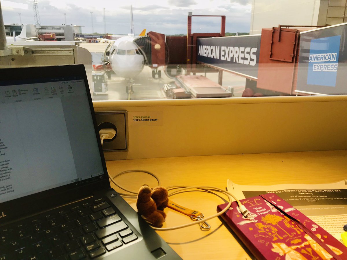 AlbaBrojka's tweet photo. It’s not nice to have your flight rescheduled last min. but it is inspiring to work and recharge with 100% #greenpower Thank you 🇸🇪 for taking your #globalcommitments seriously &amp;for providing a good example on switching to &amp;applying green energy. #Greeneconomy #GlobalGoals 🙌🏼 https://t.co/M7QuI3fMaI