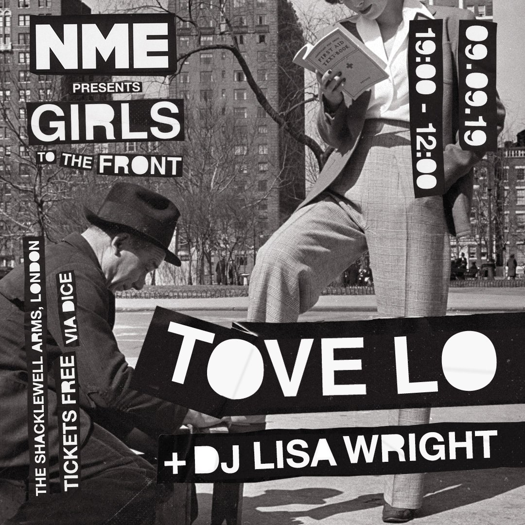 ShacklewellArms's tweet photo. .@NME have announced that the next headliner for their Girls To The Front series will be none other than @ToveLo! Free tickets available on @dicefm - move fast! https://t.co/czdH0YZt5X