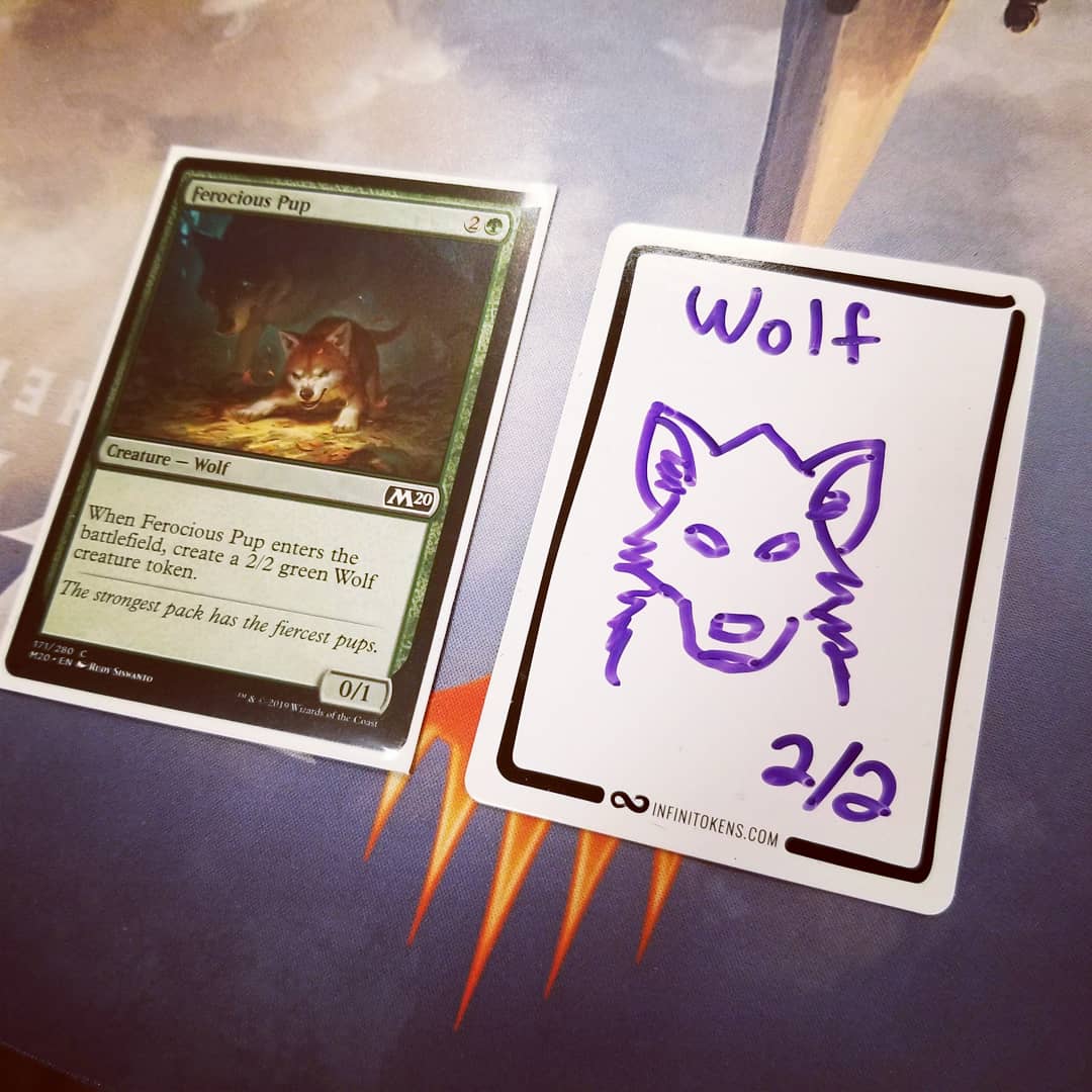 InfiniTokens's tweet photo. He stares into your soul... but will sit for treats.
Hoping for a Big Bad Wolf in #throneofeldraine !
#wolf #wolvesrule #magicthegathering #mtg #mtgcommunity #infinitokens #mtgaddicts #commander #edh #eld
https://t.co/eGJwbu2EfE https://t.co/ZtKb92AZRA
