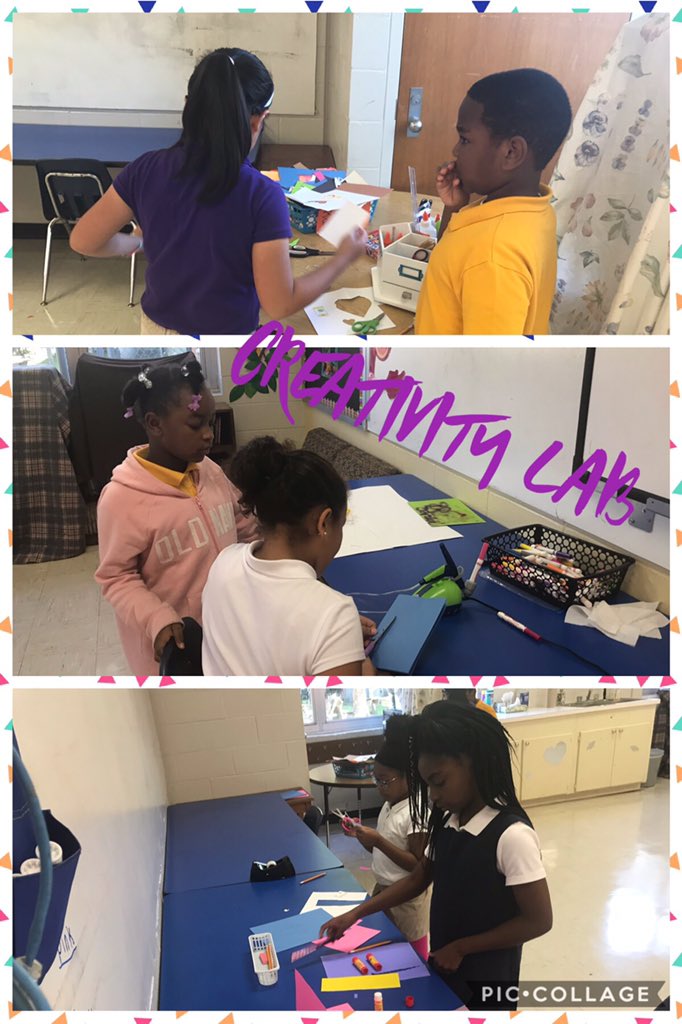 REACHRocketeers's tweet photo. Our Creativity Lab is in full effect! We are working on Thank You cards for our @DonorsChoose donors. https://t.co/sbo4yLxol6