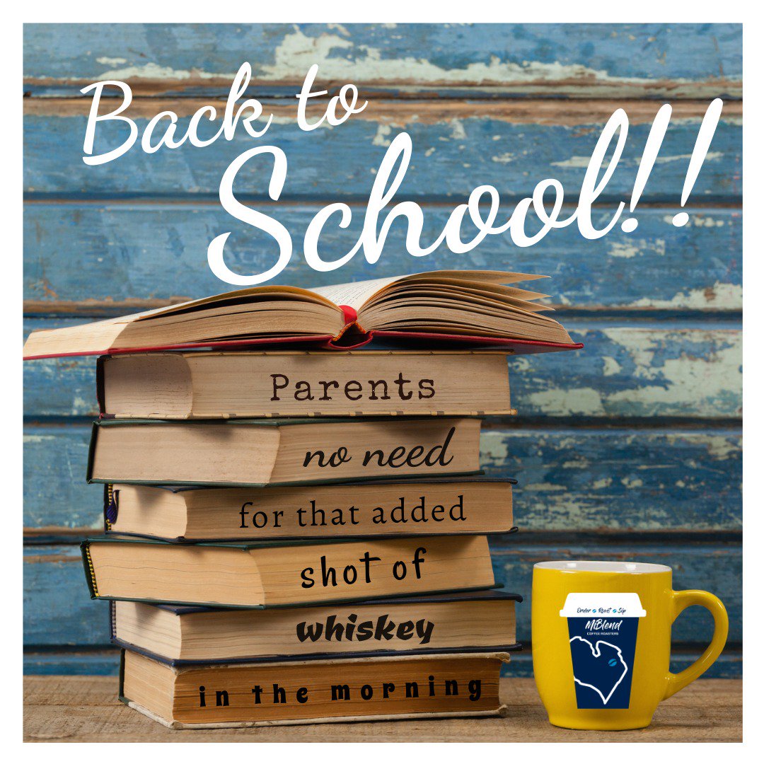 School is back in session here in the mitten!  Parents here is to surviving the summer, and to the start of an epic shool year!!  MiBlend Coffee is micro-roasted specifically for you and is shipped the same day!  Try us out today!! miblendcoffee.com @Miblendcoffee