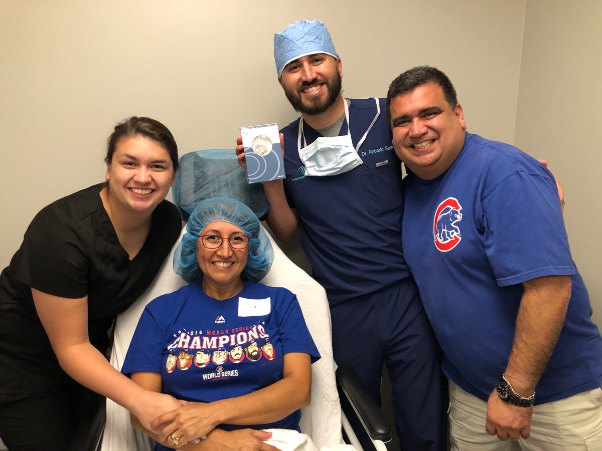 First patient in San Antonio to get the trifocal? My mom! Getting the new PanOptix trifocal IOL #cataracts #trifocal <a href="/PNuVision/">Parkhurst NuVision</a> <a href="/gregparkhurstmd/">Greg Parkhurst, MD</a>
