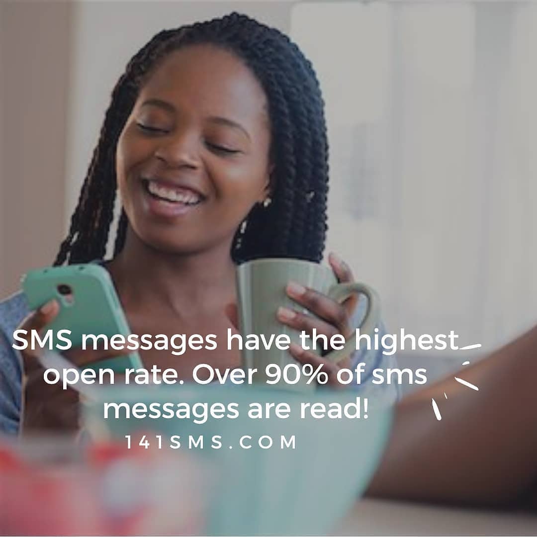 141SMS's tweet photo. The open rates for SMS messages are amongst the highest across any form of marketing. Frost &amp; Sullivan 2010 &amp; Epsilon 2009 reports indicates that the open rate of SMS is over 90%.
Click the link https://t.co/BZkR69jVpp to register.

#kwarahustlers
#yourbusinesshive
#abujabusiness https://t.co/McDNBKjr0J