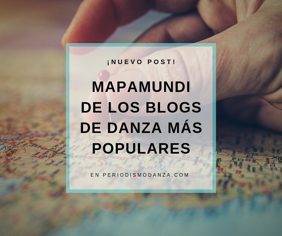periodismodanza's tweet image. Hoy toca un análisis de los blogs de danza más populares en España y en el extranjero. Y para hacerlo más divertido, contáis con un mapamundi interactivo que os llevará con tan solo un click a contenidos muy interesantes.

#periodismodanza #mapamundi #contenidointeractivo #danza
