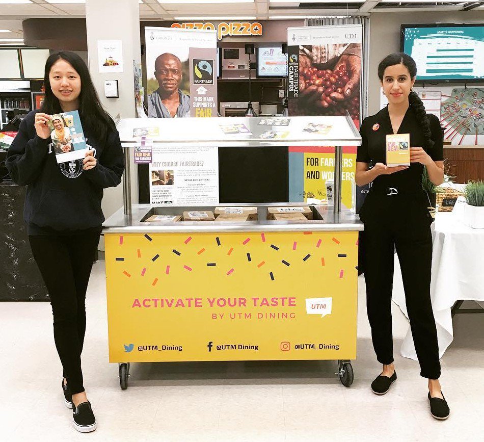 CompassGroupCan's tweet photo. Feeling the excitement of back to school today! @CompassGroupCan &amp; @ChartwellsCA have been hard at work getting ready to nourish students with fresh, healthy, delicious meals! Welcome back @UTM &amp; @humbercollege – great to see you. 
#UTM #HumberCollege #movingin #backtoschool https://t.co/HbqPbvLwxS