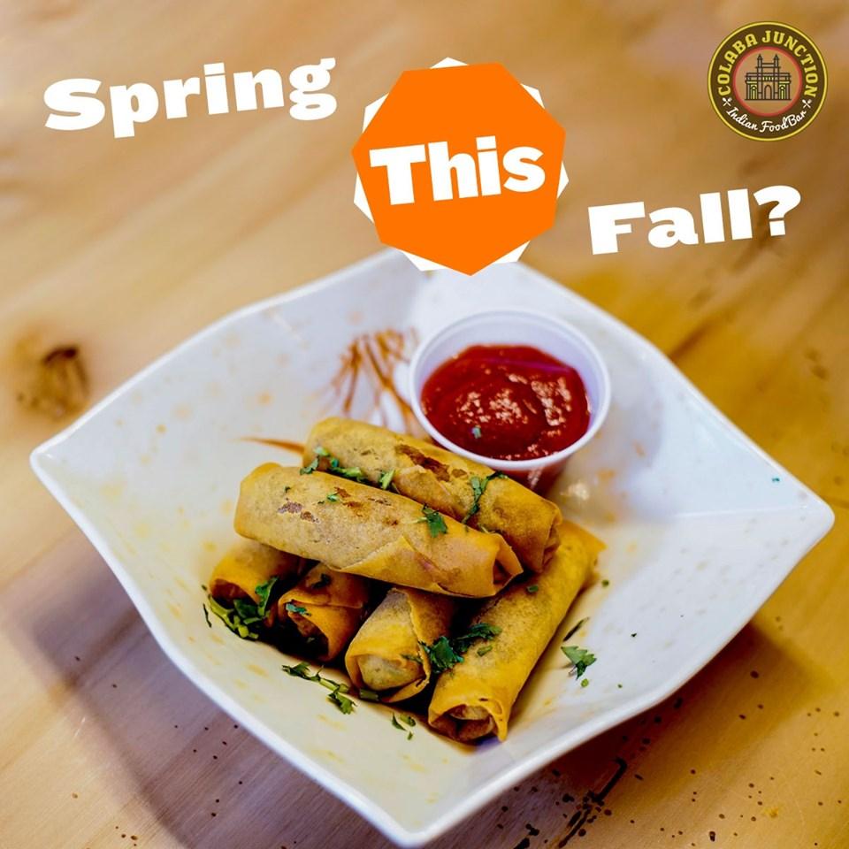How about some springtime this fall?

The delicious veggie filling inside the crispy-crunchy roll goes fine with both tea and house-made sauce.

#colabajunction #blogto #torontoeats #torontofoodies #foodbloggers #yelpgtaeats #tastetoronto #toreats #tocarving #food #foodie