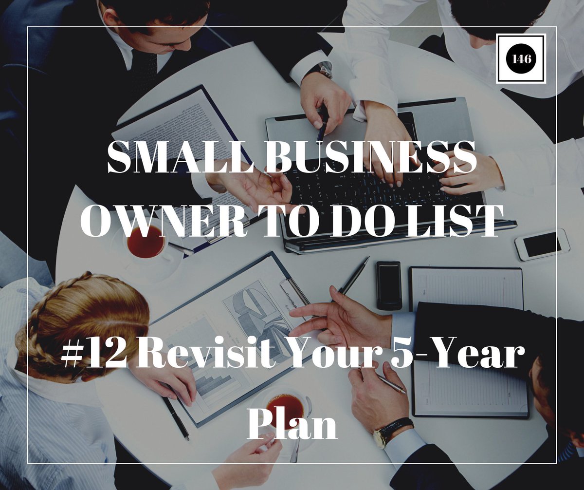 If you don’t have a 5 yr plan, we have to talk! 

☑️ Survey your clients
☑️ Assess your sales team
☑️ Resolve operational and IT issues
☑️ Spend money on cybersecurity
☑️ Perform a comprehensive review of all insurance plans

#businessplan
#smallbusinessowner #strategicplanning