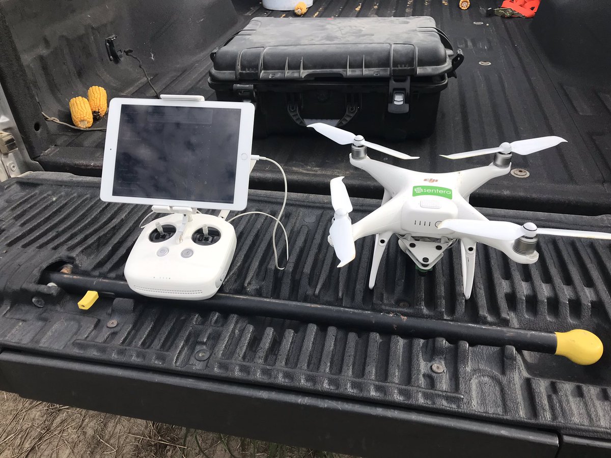 ColbyAwoods's tweet photo. Perfect time of year to do late season health drone flights using @sentera_uas. We will take the health imagery paired with @FieldView yield maps to make product selections and management zones for the 2020 season. https://t.co/NZkrPte5GA