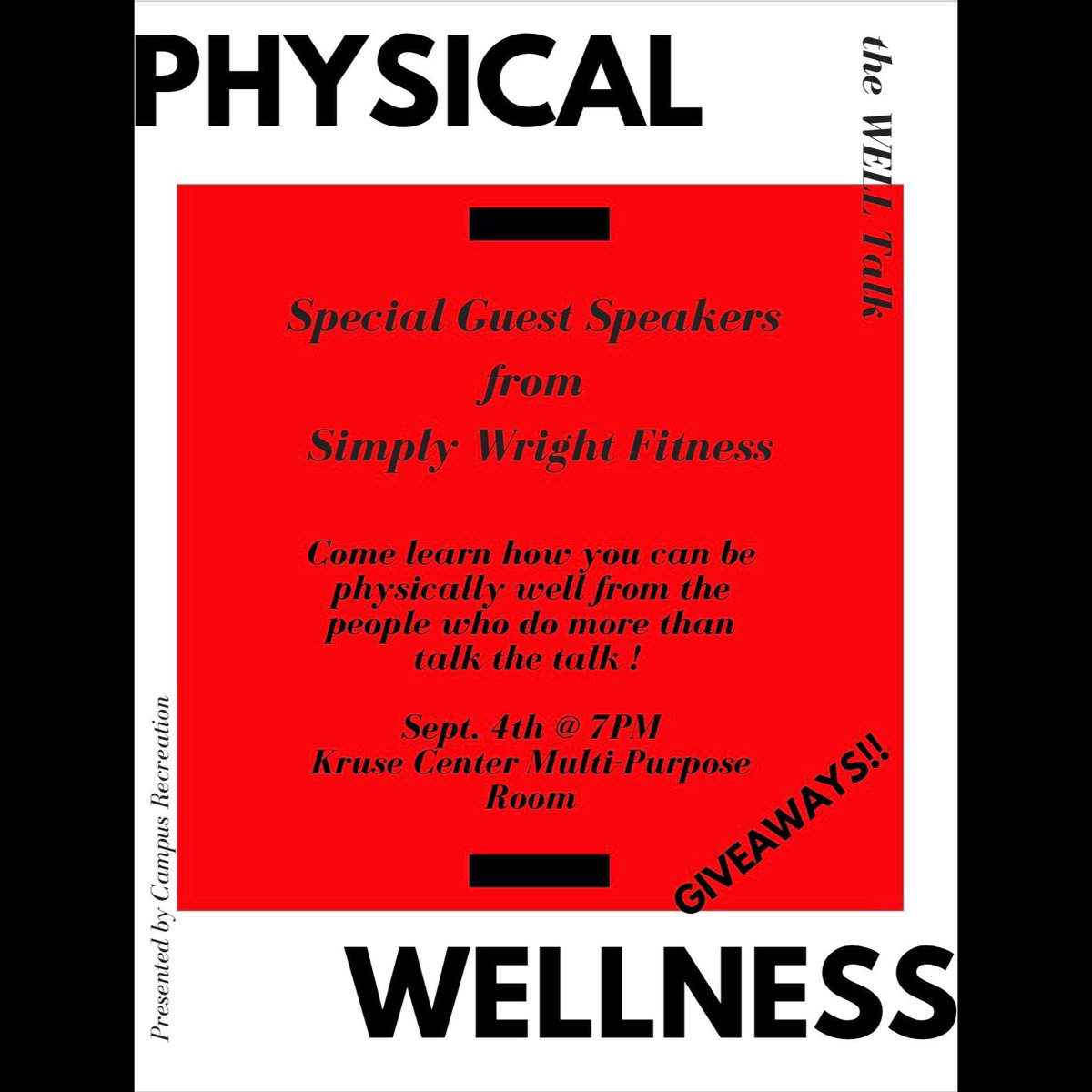 Don’t miss out on Wellness Wednesday tomorrow! #blinn20 #blinn21 #blinncampusrec #bucfit