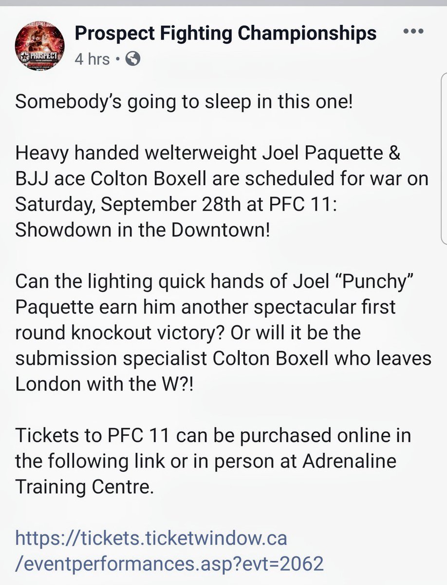 boxell_bjj's tweet photo. Next up September 28 in #londonontario #PFC11 @ProspectMMA https://t.co/A4xkYz8FJ2