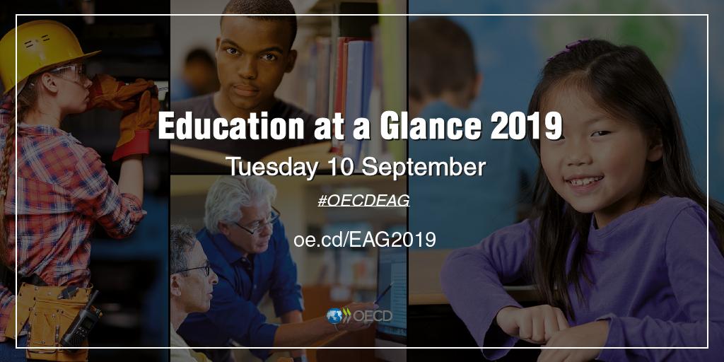 OECDEduSkills's tweet photo. Join us on 10 September for the release of Education at a Glance, the authoritative source for information on the state of education around the world 🏫

Learn more about what to expect in this year's report ➡️ https://t.co/80fu9arbYW 

#OECDEAG https://t.co/zqq6G16OCi