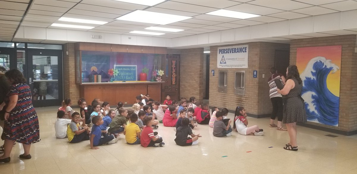 gcappozzoBPD3HR's tweet photo. Big day for @BPD3KM students as they learn @midwestpbis schoolwide expectations! WAVE: Work hard, Accept responsibility, Value respect, Ensure safety;) Earn WAVEs in the Cafe, Hallway, Recess, Bathroom, and Bus. #pbis #kmdolphins #expectations #culture https://t.co/tbbJXYBhIH