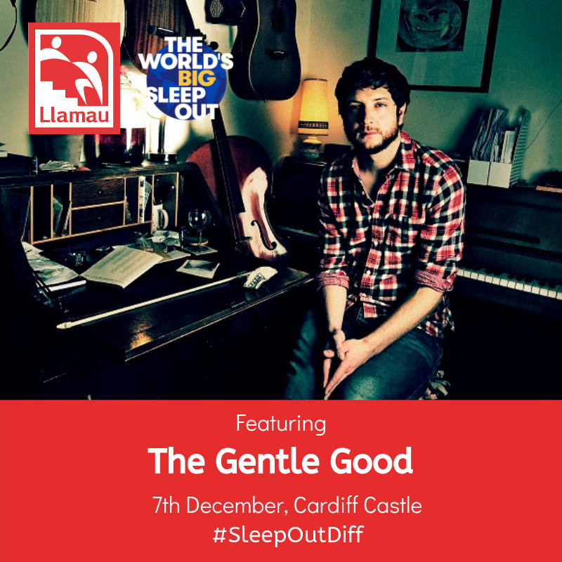 LlamauUK's tweet photo. We're very excited to announce that @ghbonello The Gentle Good will be performing at @BigSleepOuts Cardiff on 7th December at @cardiff_castle! Pre-register now to be the first to know when registration opens!  https://t.co/s7iqnSTwbr https://t.co/9denaLks3V