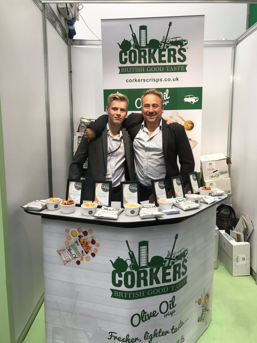 It was lovely to have Ross, and his son, Will come to visit us today. It’s been a great 3 days at <a href="/specialityfair/">Speciality & Fine Food Fair</a> and thanks to @cotswold_fayre for having us.