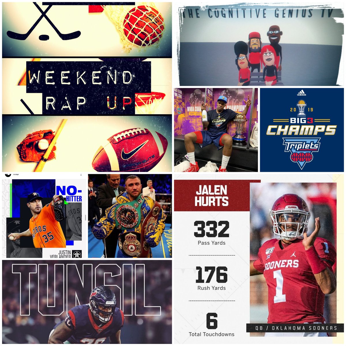 #TuneIn to the Weekend Rap Up 'LIVE' TODAY 1PM ET on spreaker.com/bs3radio!

Recapping the sports news from the #LaborDayWeekend! Also, the Benny Awards to the top performers!

#TuesdayMorning #TuesdayThoughts #CowboysNation #BIG3Championship #LomaCampbell #CollegeFootball #MLB