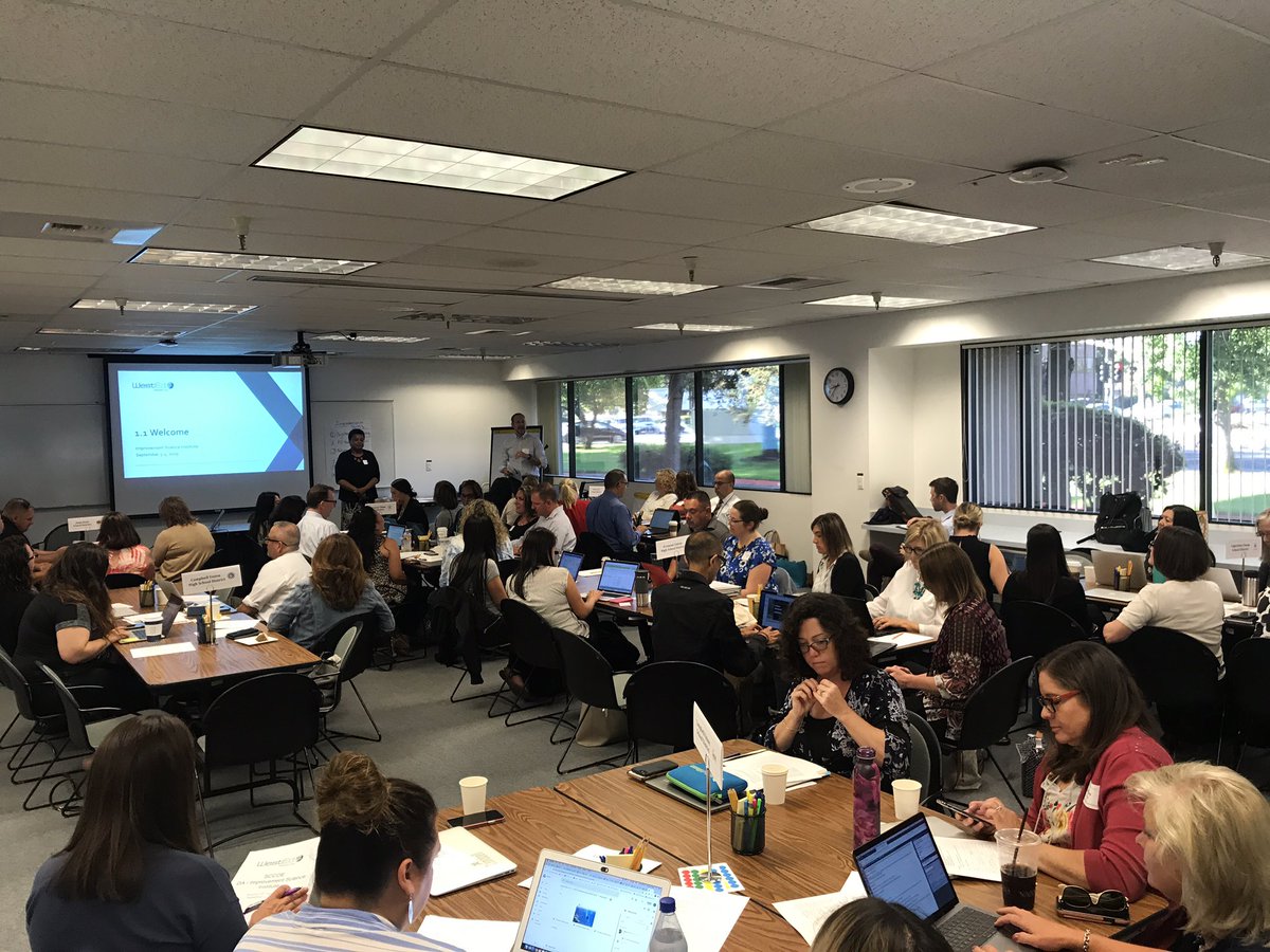 Excited to be working with @WestEd as we go deeper with 7 district teams on #improvementscience projects! @SCCOE #gettingbettertogether