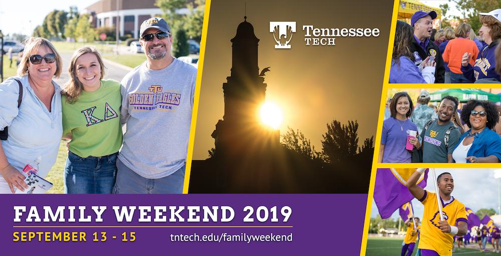 Family Weekend is Sept. 13-15 with opportunities to explore our hometown, free events across campus and the annual Running of the Freshmen at the <a href="/TNTechFootball/">TTU Football</a> game! 
Check out the full event schedule: tntech.edu/parents/family… #WeAreTNTech
