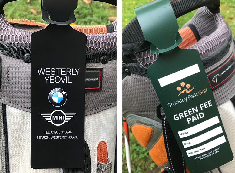 eaglegolfuk's tweet photo. Eagle’s Luggage Style Green Fee Tickets are the perfect solution to manage the constant flow of green fee paying golfers on your course. #greenfeetickets #designforgolf https://t.co/mNG75G1o5b