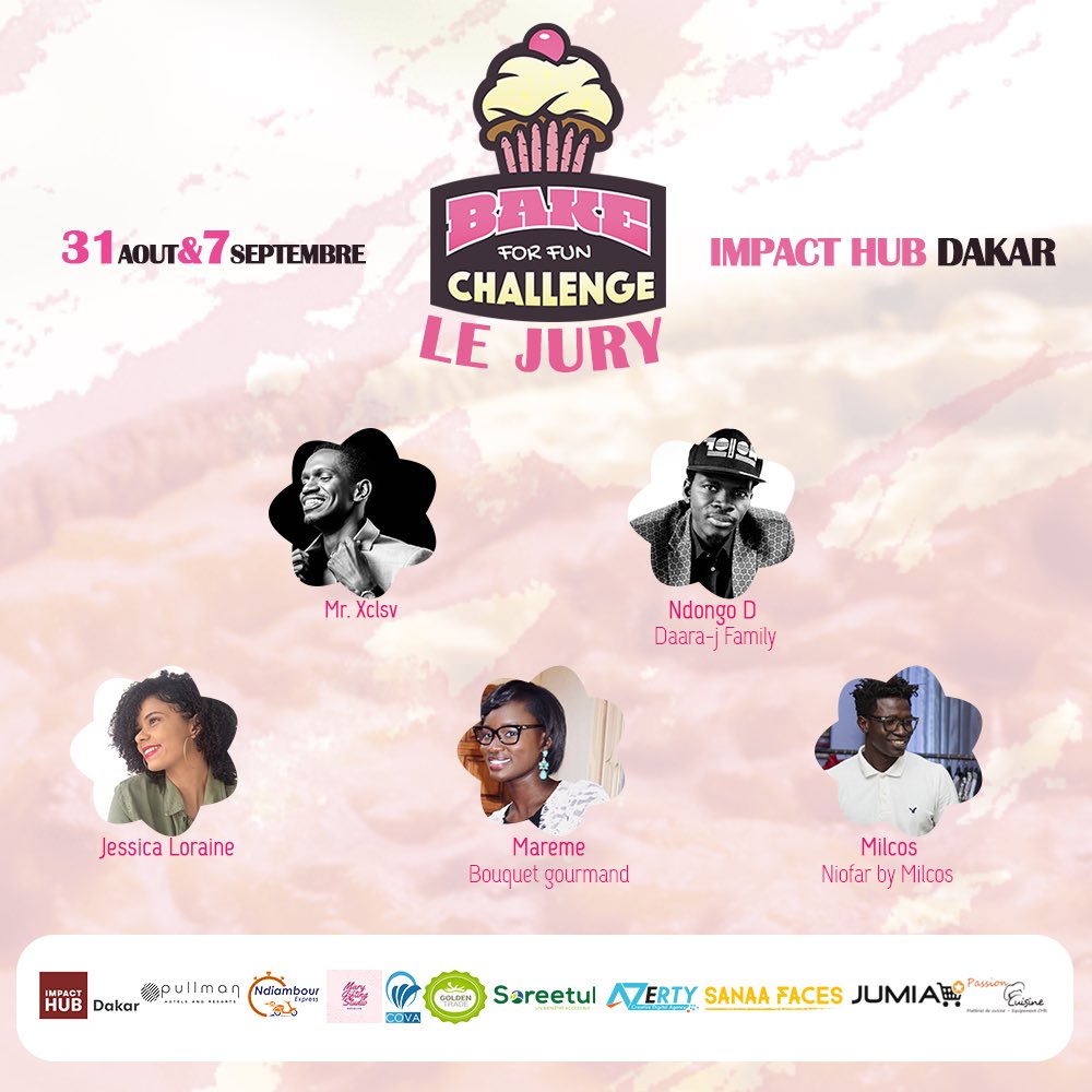 LittleThingsDkr's tweet photo. 2 groupes de jury pour ce samedi 07 septembre 🤗🤗 #bakeforfunchallenge.
Ce sera à @impacthubdakar entre 16h et 18h
Ils vont deguster les tartes aux pommes des candidats et donner une note selon le goût , la texture et le visuel •
Les inscriptions sont toujours ouvertes 😉 https://t.co/3XSUeJN4sU