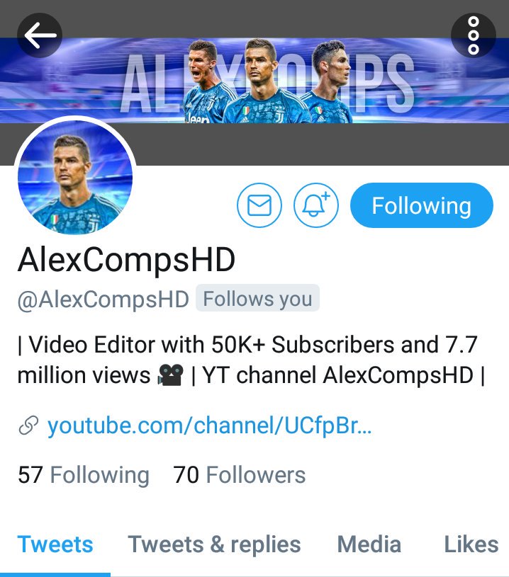 AlexD22981408's tweet photo. Follow my friend!
He is awesome.
He is also a gentleman.
And a great youtuber! @AlexCompsHD
@DDhinjan @adisrivastava25 @BiswashSamuel @SaadAyomide @LatherSuryansh @Nakata767 https://t.co/eUM3atlqRn