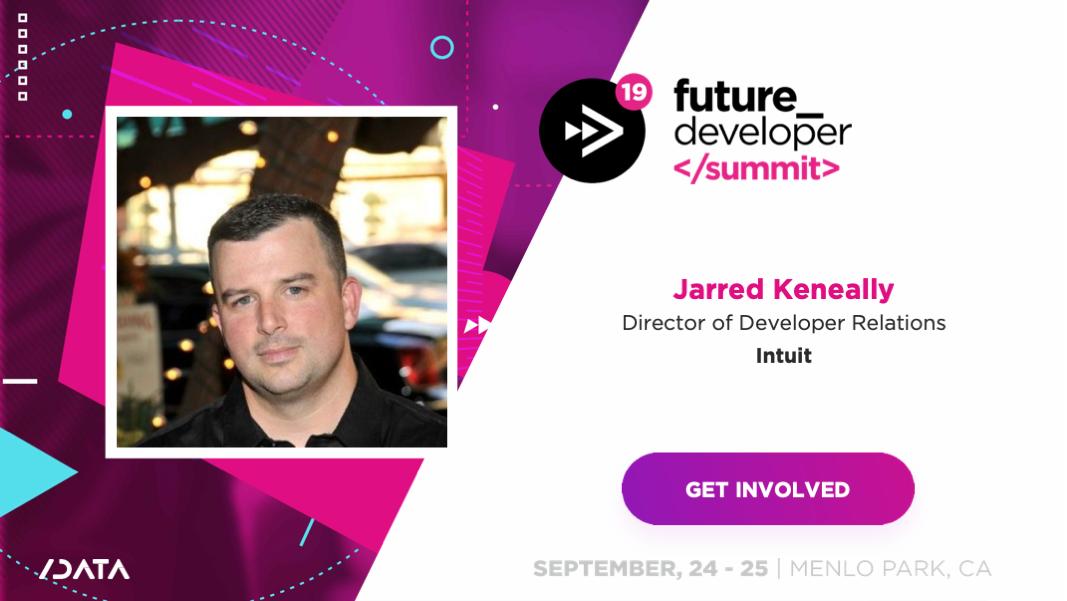 IntuitDev's tweet image. Our Director of Developer Relations, @JarredKeneally, will be speaking at #FutureDeveloper19 Sept. 24-25 in Menlo Park, CA. Learn more here: intuit.me/2NIzjjI @SlashDataHQ