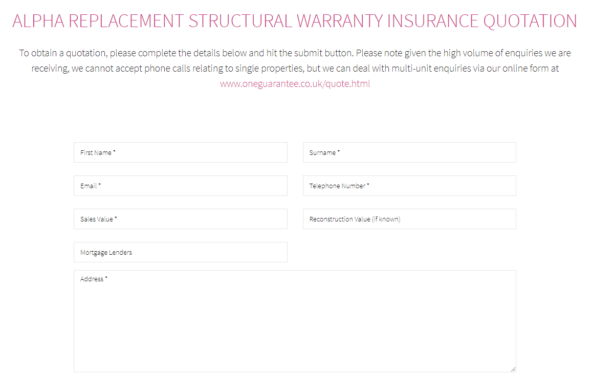 OneGuarantee's tweet photo. Did you know...One Guarantee can provide replacement structural warranties for affected Alpha Insurance A/S customers. Please visit our dedicated online quote system here: https://t.co/Zvzkk5BvZQ #structuralwarranty #alphainsurance #latentdefectsinsurance https://t.co/44ZPPyFWRq