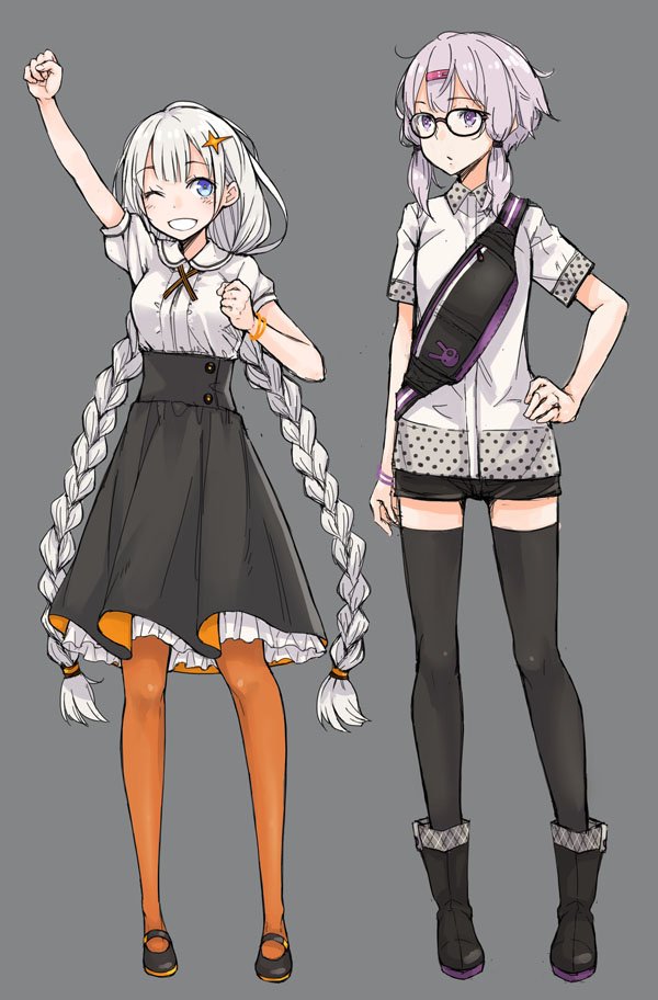 haino's tweet photo. ゆかりさんとあかりちゃん https://t.co/asfbsd3zt2