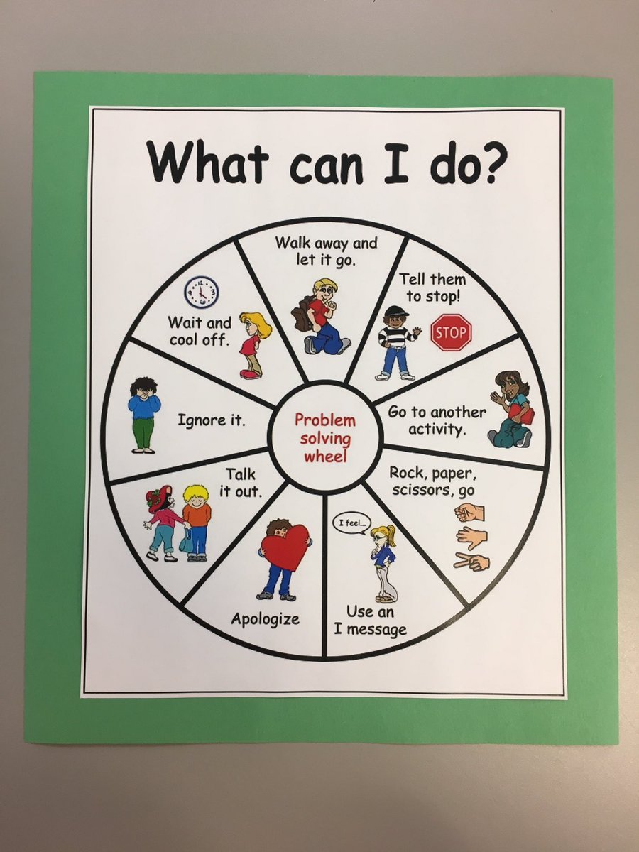 Lots of the new #Kinders <a href="/ecolebw/">Ecole Barrie Wilson</a> have never had #recess or been at the park without their parents. I hope by talking about the park safety rules &amp; discussing this problem solving wheel; the Kinders will play outside, successfully.#RDPSD #reddeer #HealthyRDPSD #ColloborationRDPSD