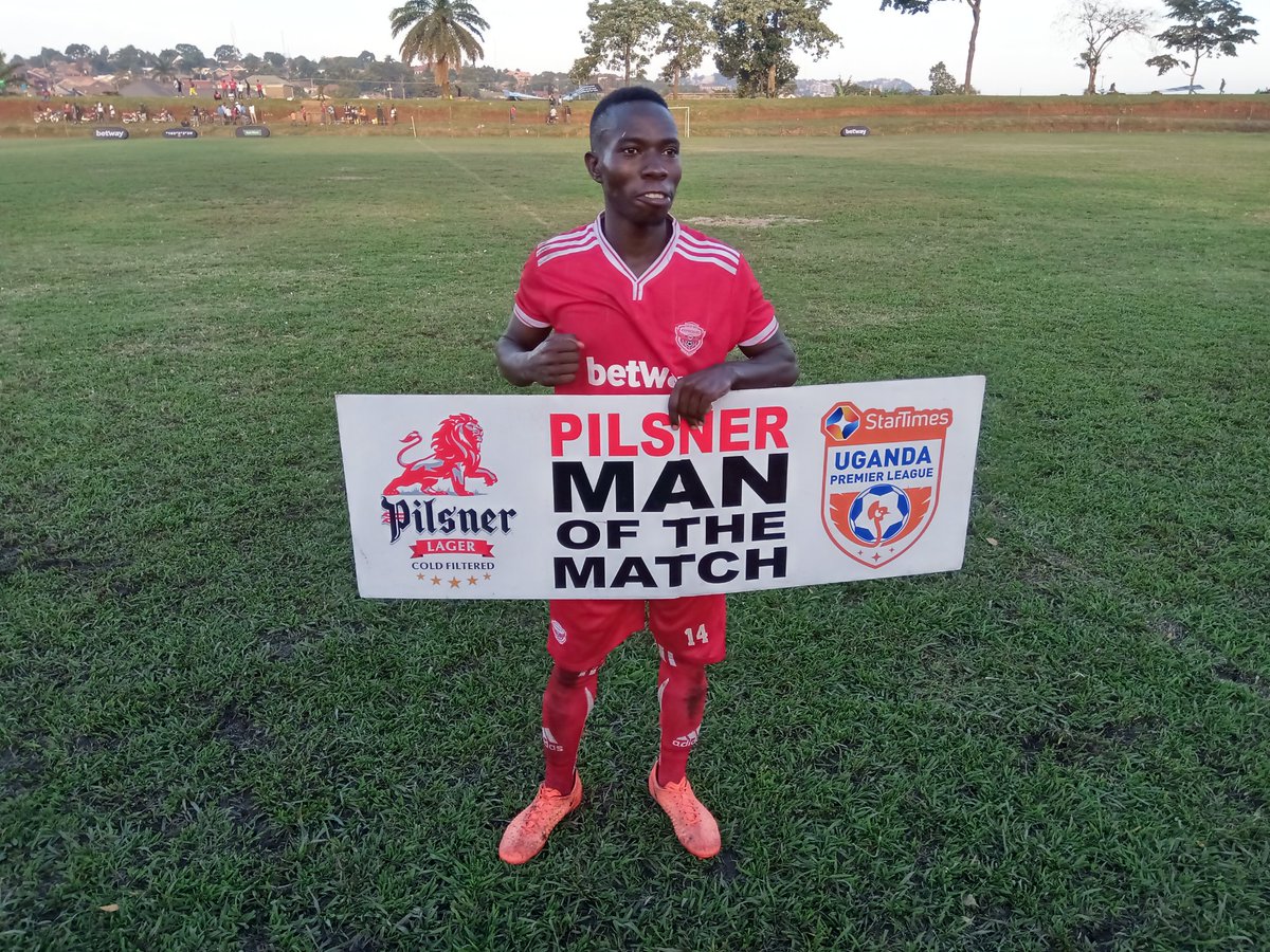 ExpressFCUganda's tweet photo. Frank Ssenyondo voted #EXPBRI man of the match.
He scored our only goal in the 1-1 draw against Bright Stars. https://t.co/SZjS2C8TLW