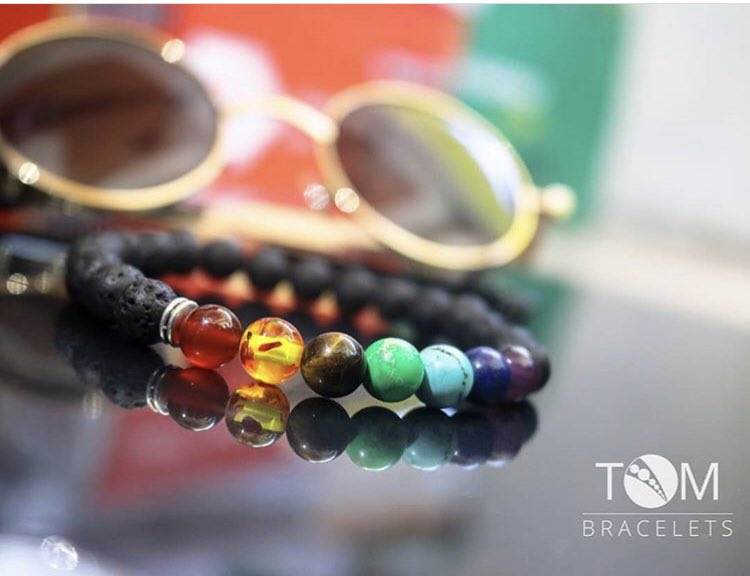 Tombracelets's tweet photo. Chakras bracelet with lava stone beads https://t.co/FYZWrmVD2Z