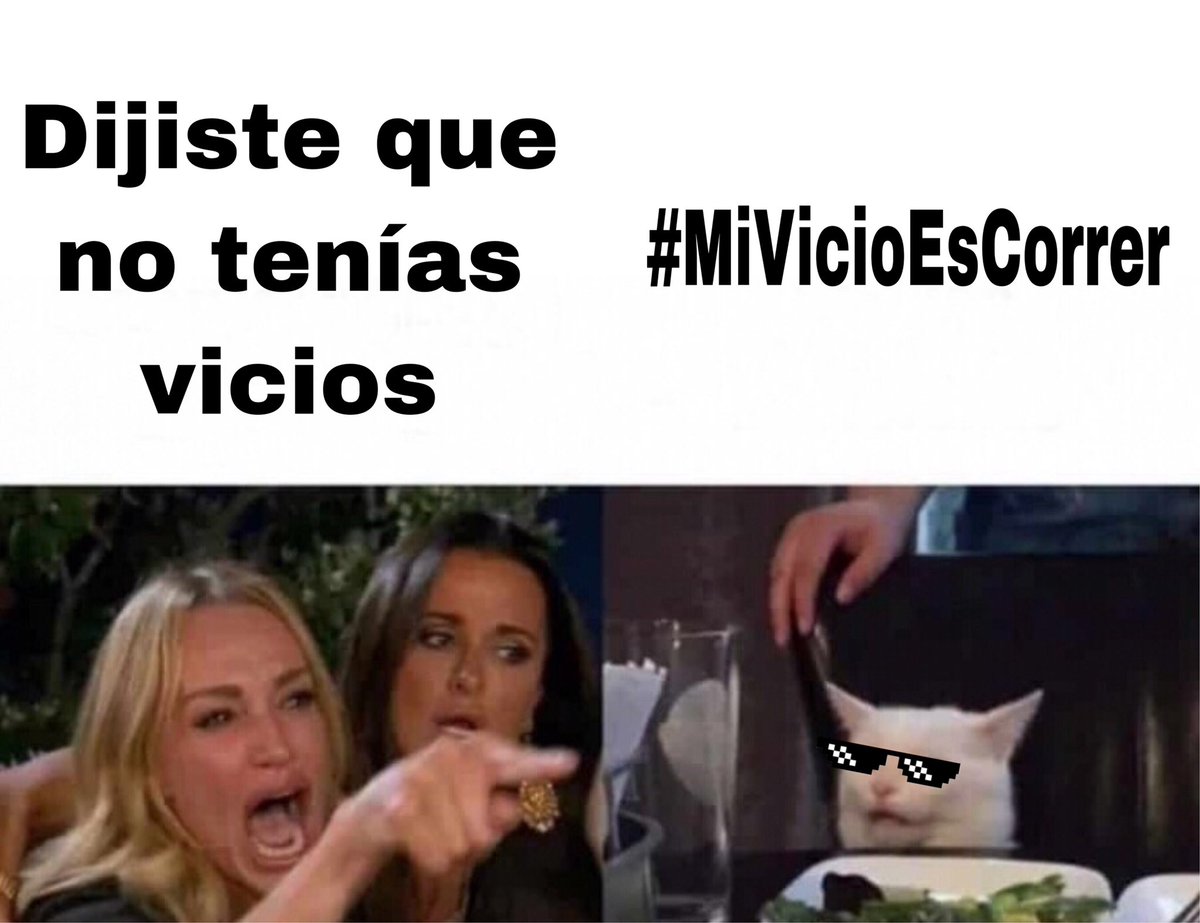 Así las cosas... #MiVicioEsCorrer y #NiQuienSeRaje 😎