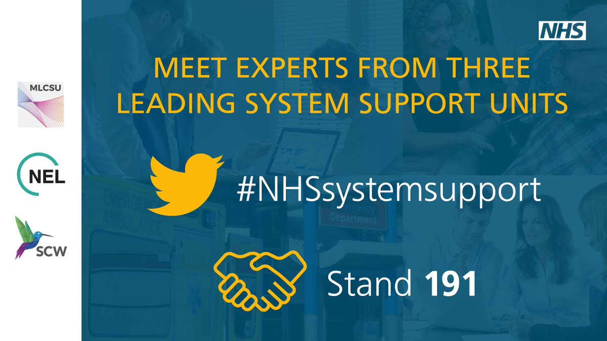 NHSscw's tweet photo. We’re almost set! @NHSscwcsu, @MLCSU and @NELCSU look forward to meeting #Expo19NHS delegates tomorrow on our joint #NHSsystemsupport stand – see you there! https://t.co/auVQdZzAut