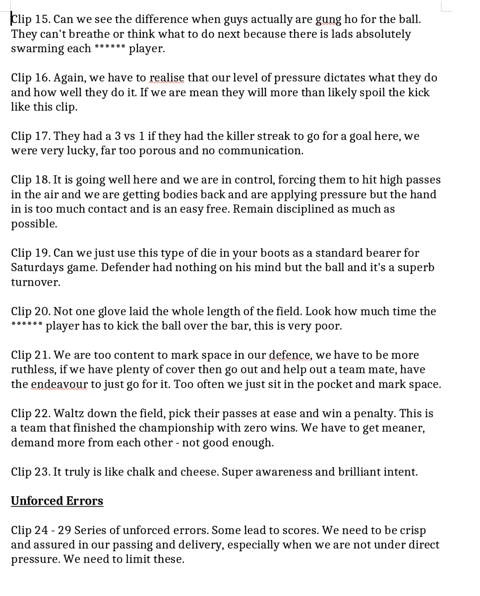 GaaVideo's tweet image. An example from a few different games on the level of content received plus a condensed video clip of full match which corresponds to the the analysis.

Teams we are working with our making vast improvements.
Be better with @GaaVideo 

@LiveGAAResults