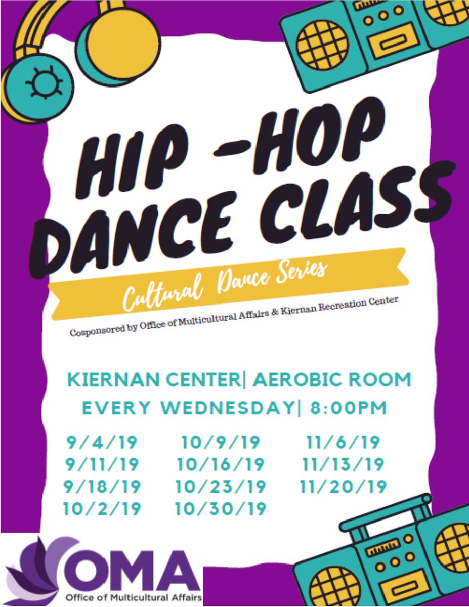 New this semester! Check out our first class this Wednesday, Sept 4th at 8pm!