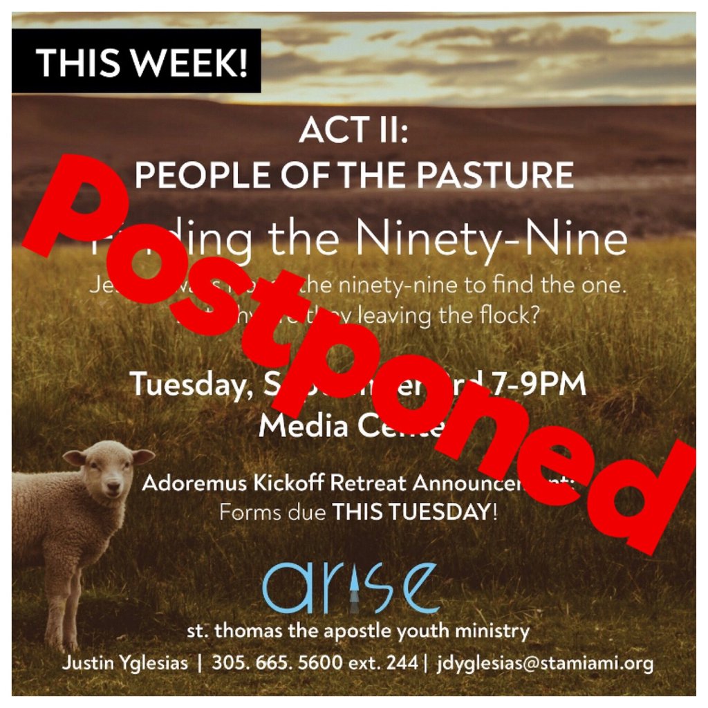 ARISE_STA's tweet photo. Dorian, Dorian go away! Now we can’t go to ARISE on Tuesday. Stay home and be safe, everybody!! #goawaydorian #seeyouallnextweek #staysafe #getyourformssigned #STA #ARISE https://t.co/xoFvMHoiOf