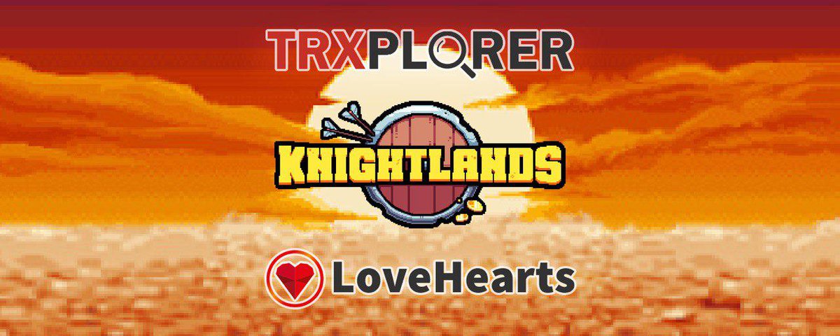 🔥LOVEHEARTS &amp; TRXPLORER PARTNERSHIP

❤️To celebrate our colaboration, we will add an exclusive <a href="/LoveHeartsToken/">LoveHeartsToken</a> chest to our Presale!

🐉You can buy this chest with your #LOVEHEARTS
🏰knightlands.com/bazaar

<a href="/dapp_review/">DappReview</a>
<a href="/DappRadar/">DappRadar</a>
<a href="/LoveHeartsToken/">LoveHeartsToken</a>
<a href="/CryptGamingPool/">CryptoGamingPool.com</a>
<a href="/egamers_io/">eGamers.io - Play to Earn, NFT & Metaverse</a>