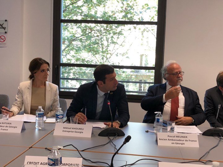 EnterpriseGE's tweet photo. ▶️We're in Paris, where we had an excellent opportunity to introduce Georgia's advantageous #investment opportunities to #MEDEF member #Enterprises.

#InvestinGeorgia #ProduceinGeorgia #FDIlocation #fdidecisions https://t.co/GNmkhkXoiW