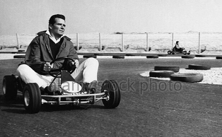 James Garner driving a go-kart is cooler than most dudes driving a Corvette.