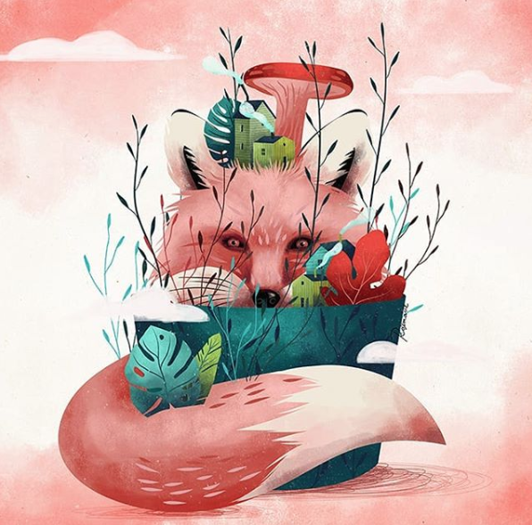 rosemariecc's tweet photo. ¿Y si existieran los zorros color rosa?
#illustration #illustrator #illustrationoftheday #thursdayillustration #ilustración #ilustradora #digitalillustration #rosemariecc https://t.co/EwwskaYQeY