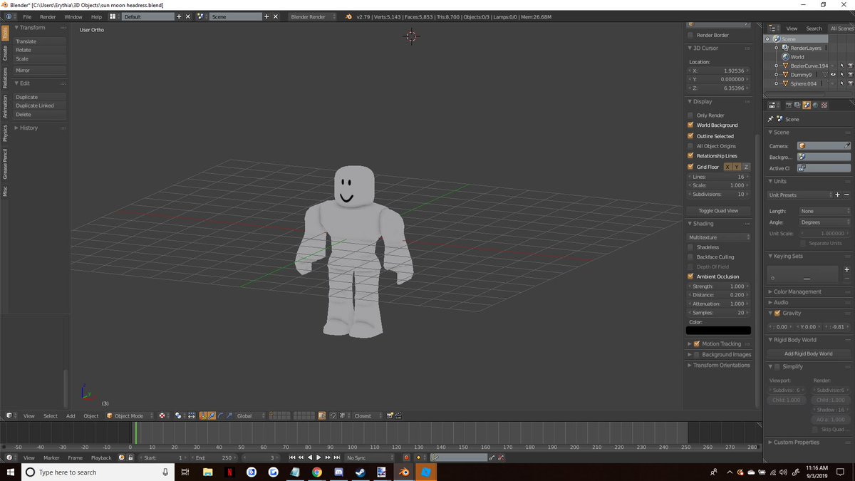 How To Make Roblox Models In Blender 2020