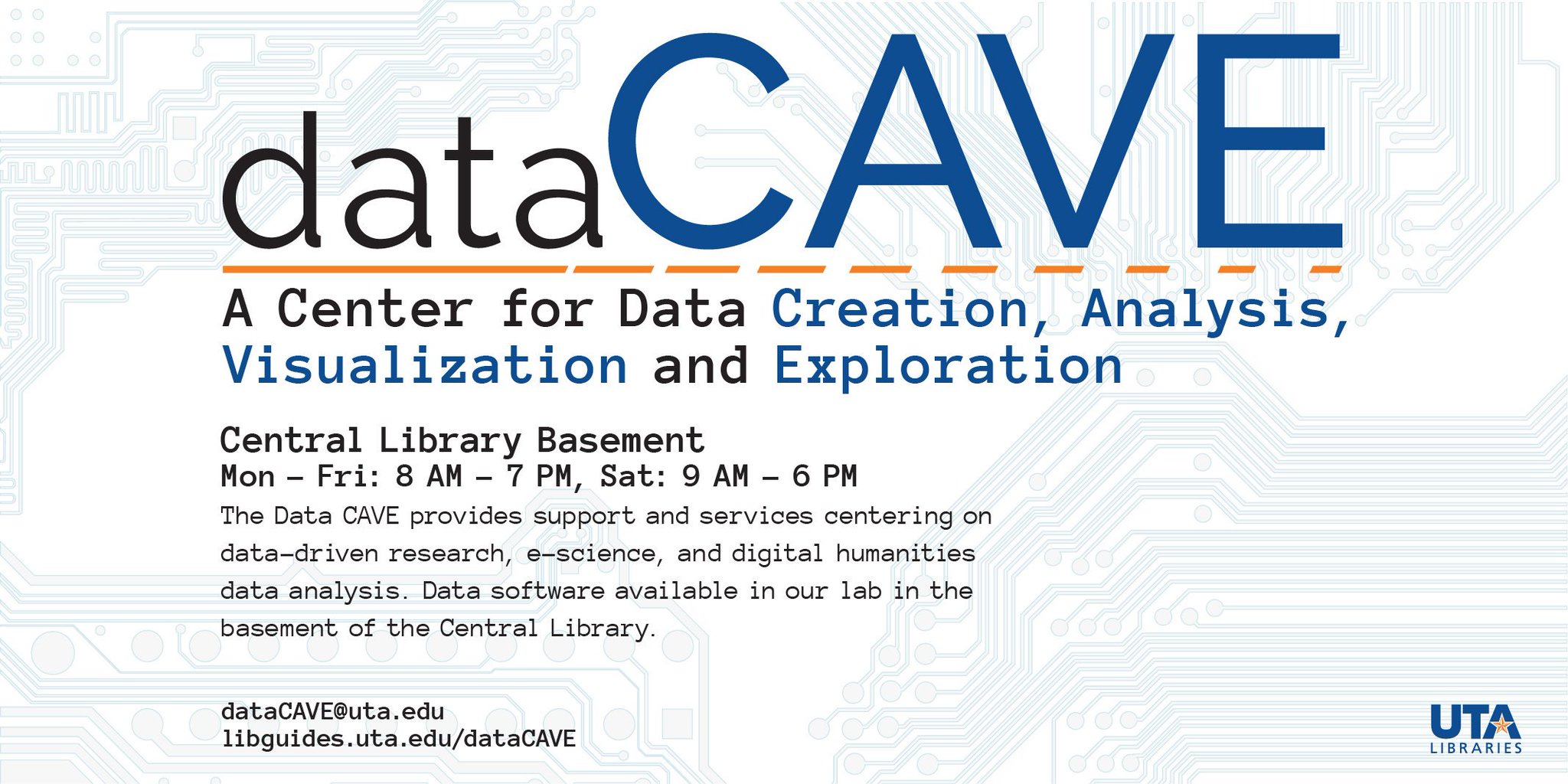 UTA Libraries on Twitter "Check out the dataCAVE in the basement of