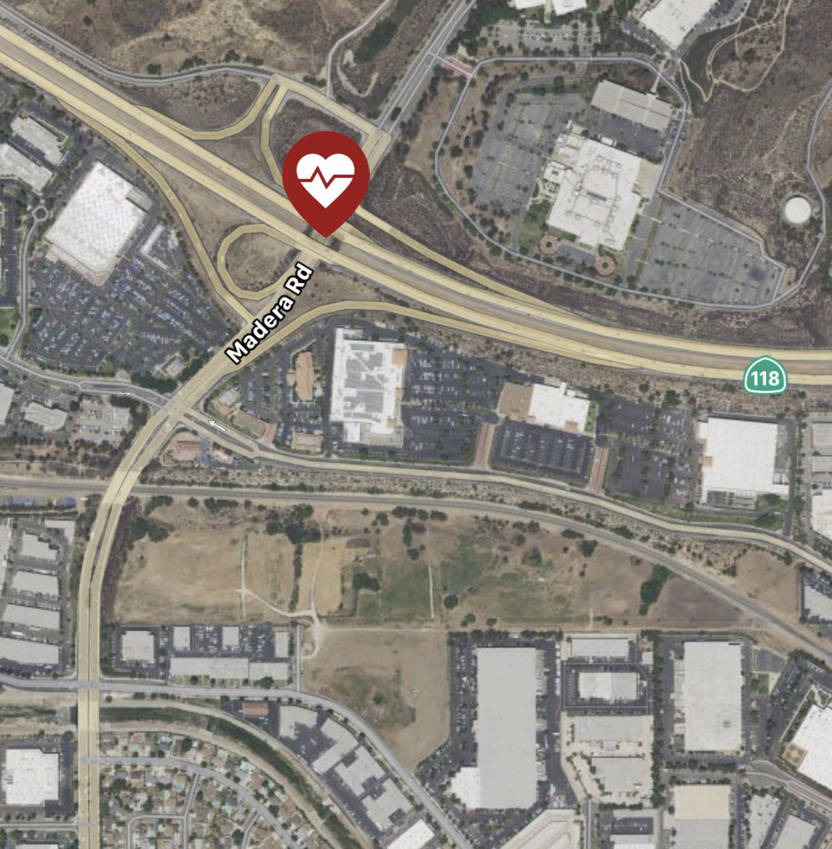 #MaderaInc Traffic accident involving a charter bus and multiple vehicles on WB Hwy 118 at Madera Rd.  <a href="/CHPMoorpark/">CHP Moorpark</a> will be controlling the Hwy. <a href="/VCFD/">Ventura County Fire</a> <a href="/SimiValleyPD/">SVPD</a> <a href="/City_SimiValley/">City of Simi Valley</a>